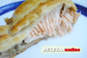 Hojaldre de salmón - Recetas de cocina RECETASonline